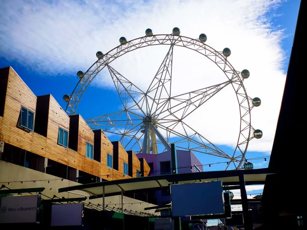 Take a ride on the Melbourne Star for great views of the city