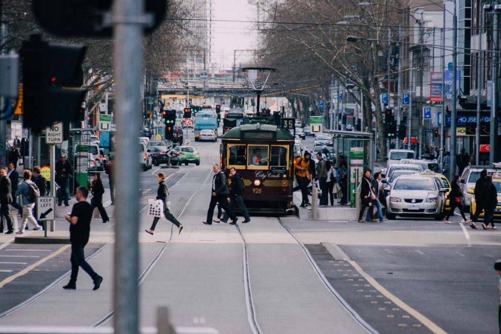 Melbourne's tram system is a great way to get around - make sure to add the free City Circle Tram to your Melbourne bucket list