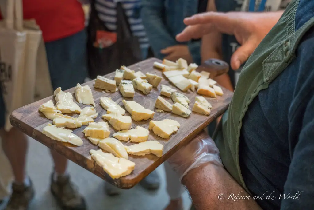 The Queen Vic Market Ultimate Foodie Tour includes plenty of samples - it's one of the best Melbourne tours for foodies