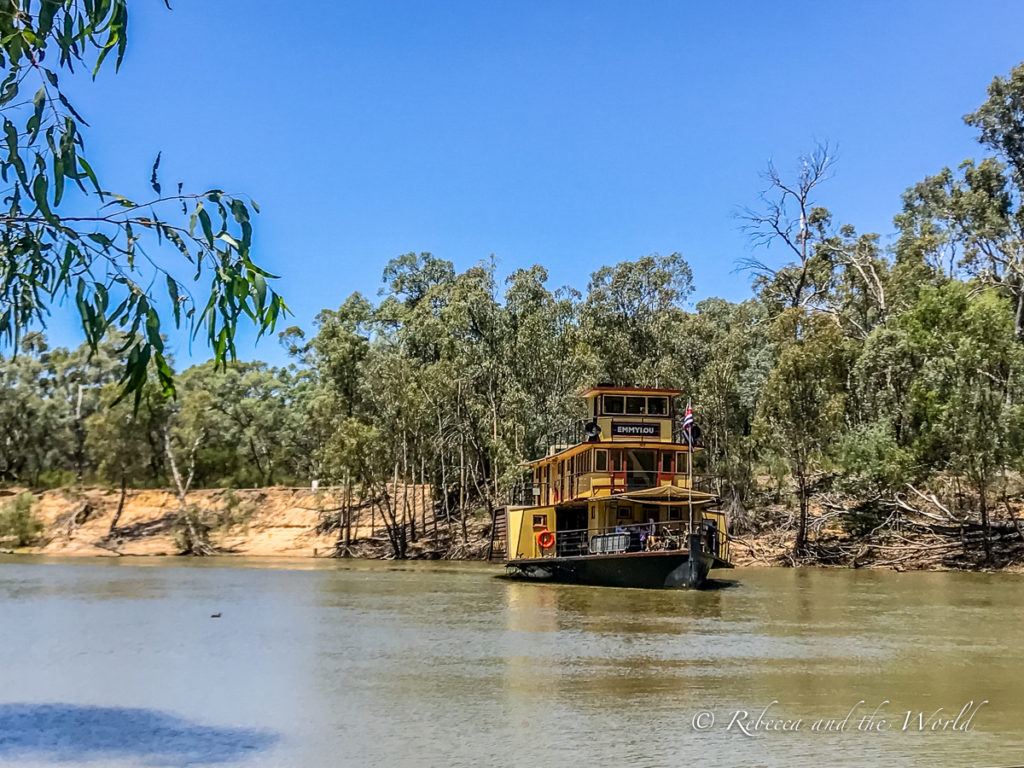 One of the best things to do in Echuca, Victoria, is take a ride on a paddlesteamer - Echuca has the world's largest fleet of operating paddlesteamers in the world