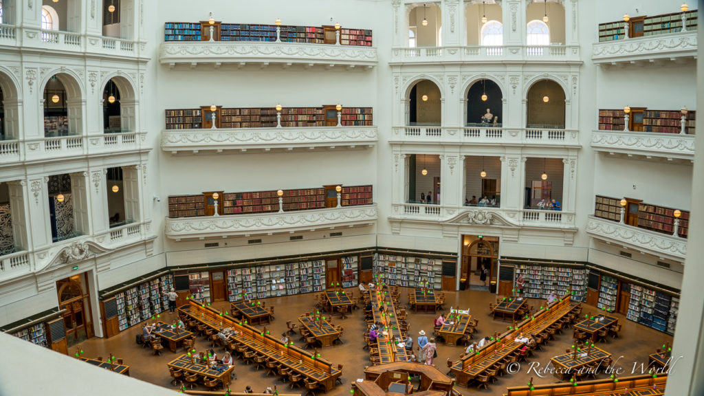 The State Library Victoria is one of Melbourne's most beautiful buildings