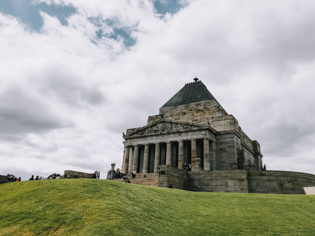 There's no charge to visit the Shrine of Remembrance in Melbourne