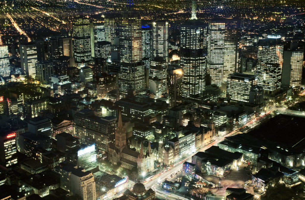 See amazing views of Melbourne at night from Eureka Skydeck