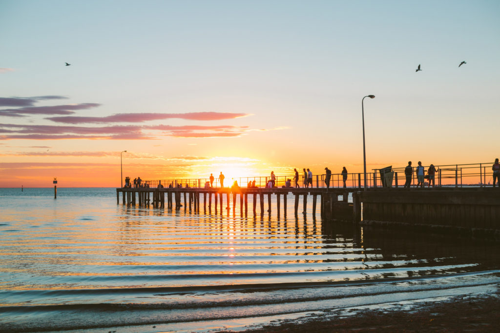 One of the most beautiful - and free! - things to do in Melbourne at night is to watch the sunset at St Kilda Beach