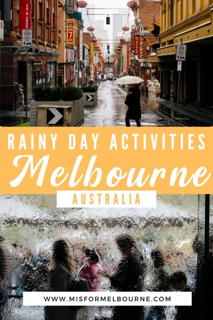 Is it raining in Melbourne? Don't worry! There are plenty of indoor activities in Melbourne. This guide to things to do in Melbourne when it rains will help keep you dry. | Melbourne | Australia | Melbourne Australia | Visit Melbourne | Melbourne Travel | Melbourne Advice | Indoor Activities in Melbourne | Melbourne Weather | Things To Do in Melbourne When it Rains | Things To Do in Melbourne | What To Do in Melbourne | Melbourne Travel Guide | Melbourne Tourist Attractions