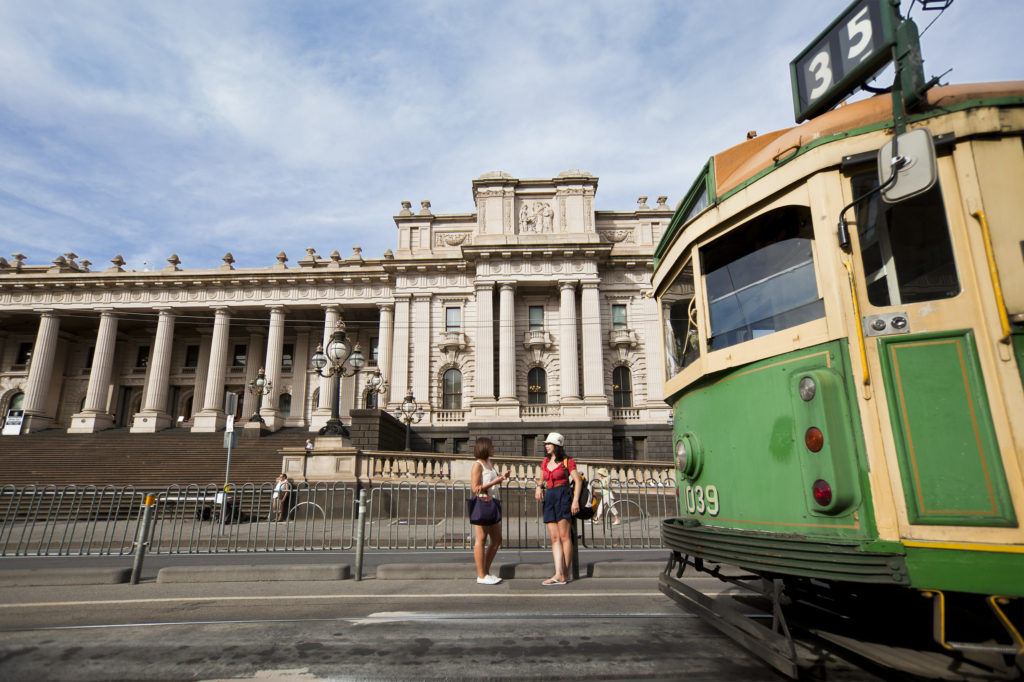 You can visit some of Melbourne's grand buildings when it's raining - it's one of the best indoor activities in Melbourne