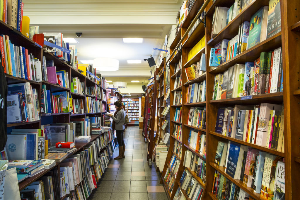 Rainy day weather in Melbourne calls for some book browsing - Readings in Carlton is one of the best bookshops in the city