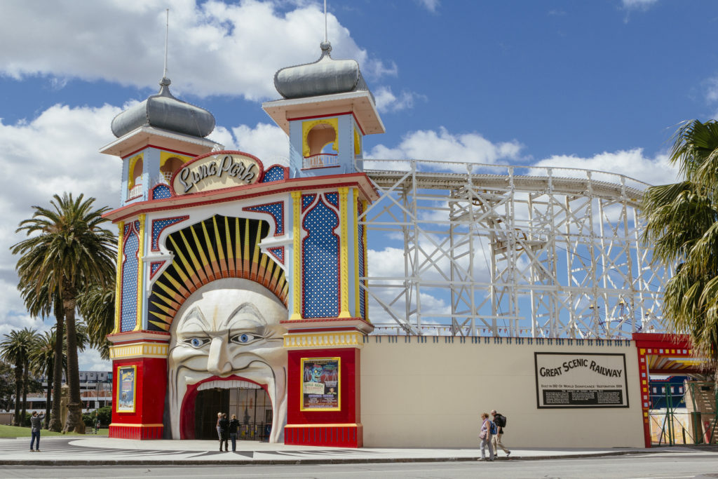 Luna Park is one of the most fun things to do in Melbourne with kids - even adults will have fun!