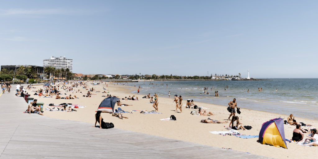 One of the fun things to do in Melbourne with family is spend a day at St Kilda Beach