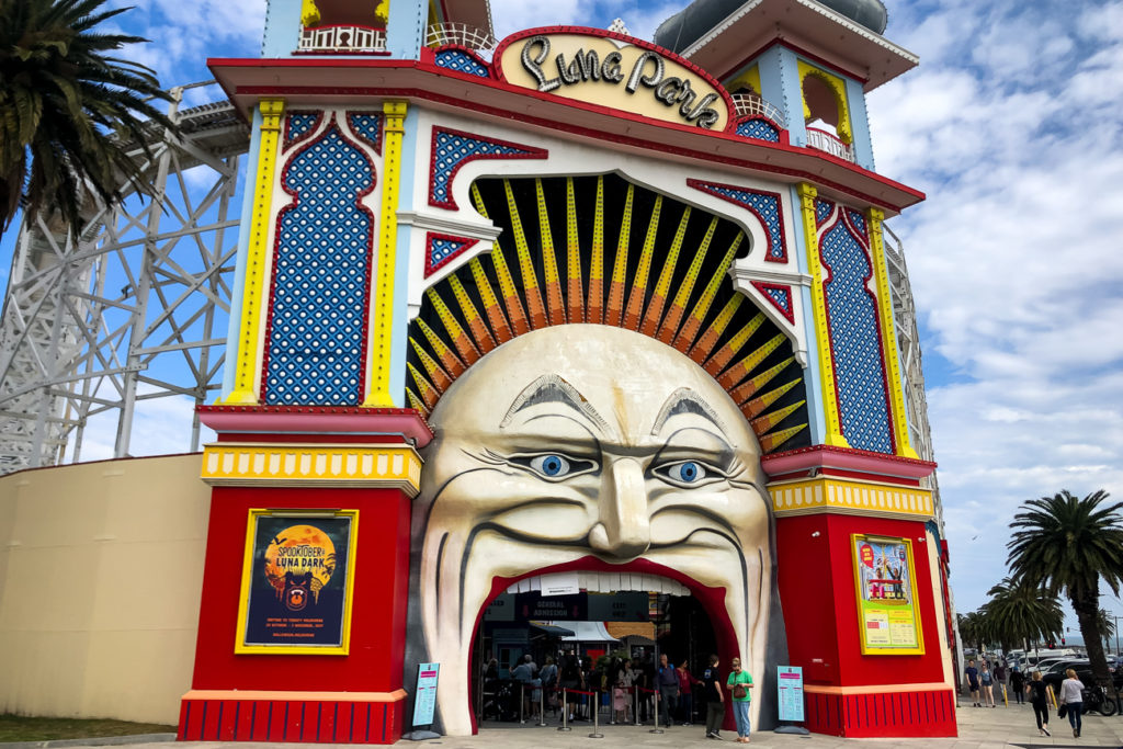 Check out Luna Park if you're visiting Melbourne with kids