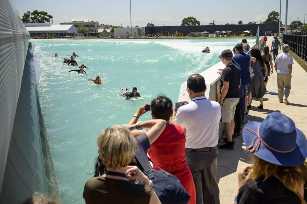 Try your hand at surfing in Melbourne - and stay cool in the heat! URBNSURF is a new urban surfing park in Melbourne