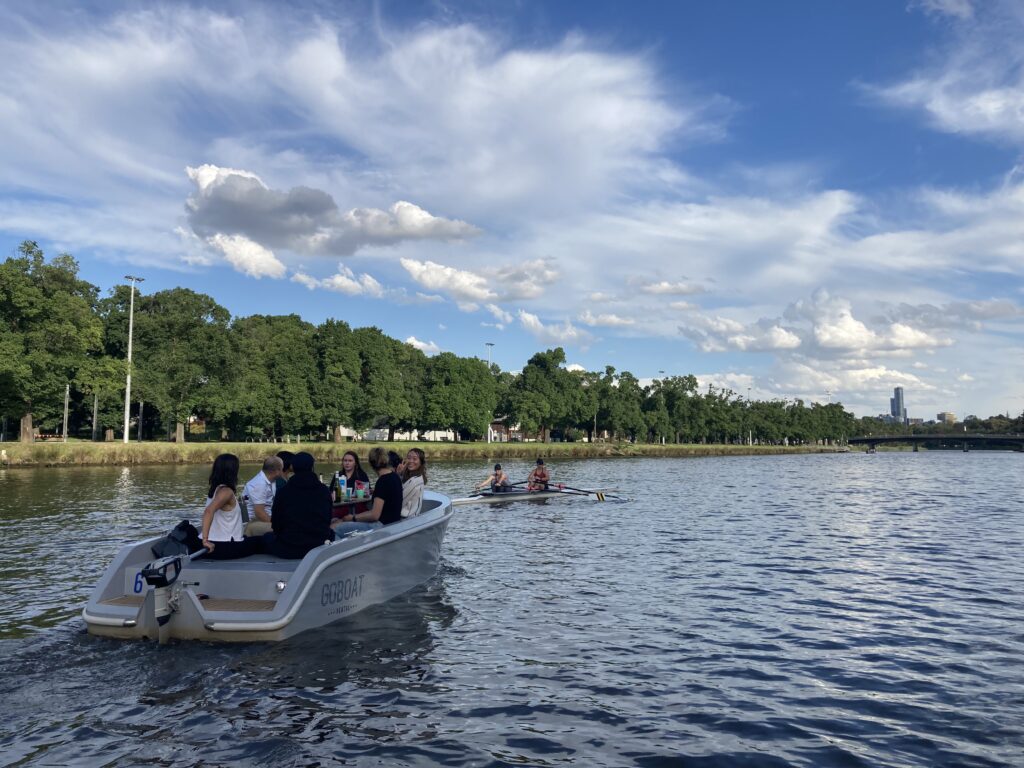 GoBoat is a fun thing to do in Melbourne in summer