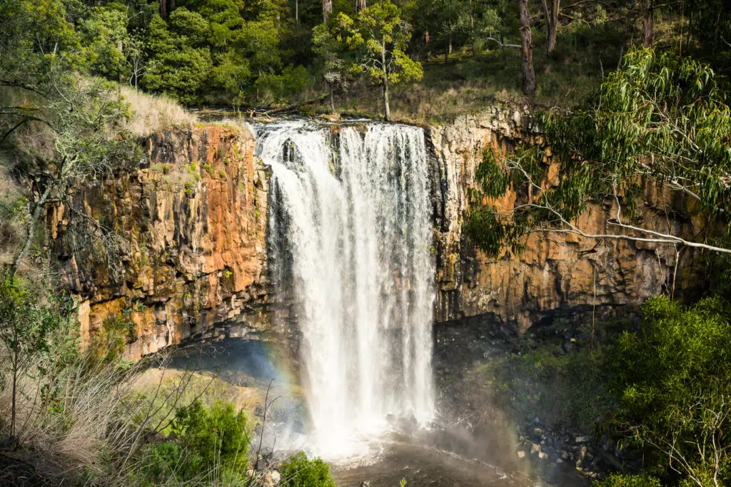 Trentham Falls in the Macedon Ranges makes for an underrated day trip from Melbourne