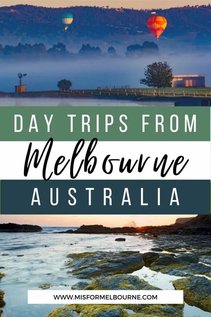 Get out of the city with one of these awesome day trips from Melbourne. Includes Melbourne day trips options under an hour from the city, between 1-2 hours away or 2+ hours' drive. | Melbourne Day Trips | Day Trips From Melbourne | Melbourne | Visit Melbourne | Melbourne Australia | Melbourne Tourist Guide | Melbourne Visitor Guide | Melbourne Itinerary | Things To Do in Melbourne | Things To Do Near Melbourne | Melbourne Day Tours | Best Day Trips From Melbourne | Road Trips Melbourne