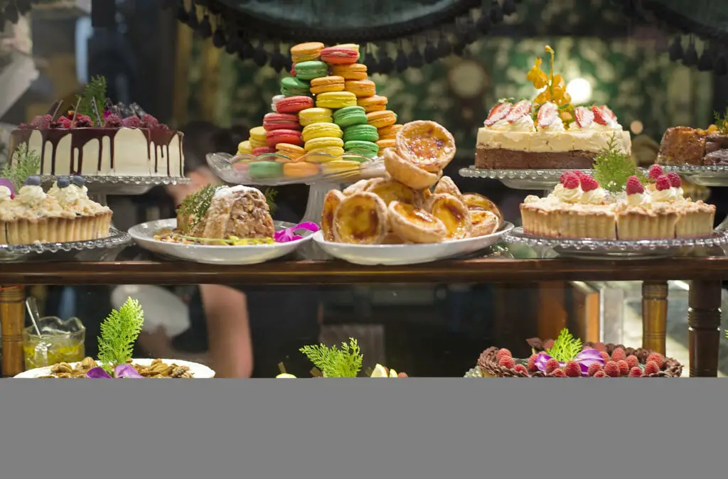 Some of the many delicious treats included in a High Tea in Melbourne