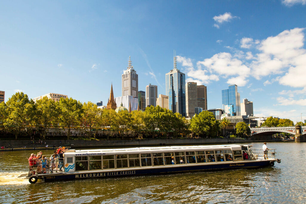 A Yarra River cruise is a great way to see the city from a different angle