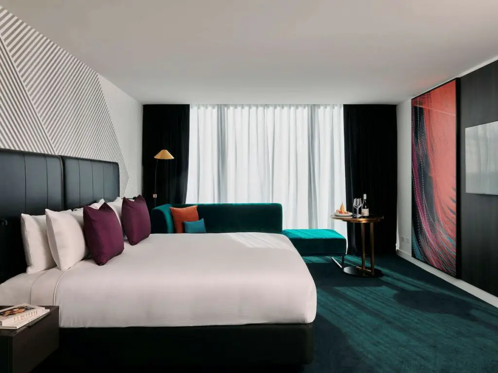 The funky rooms at Movenpick Melbourne are a standout in the city