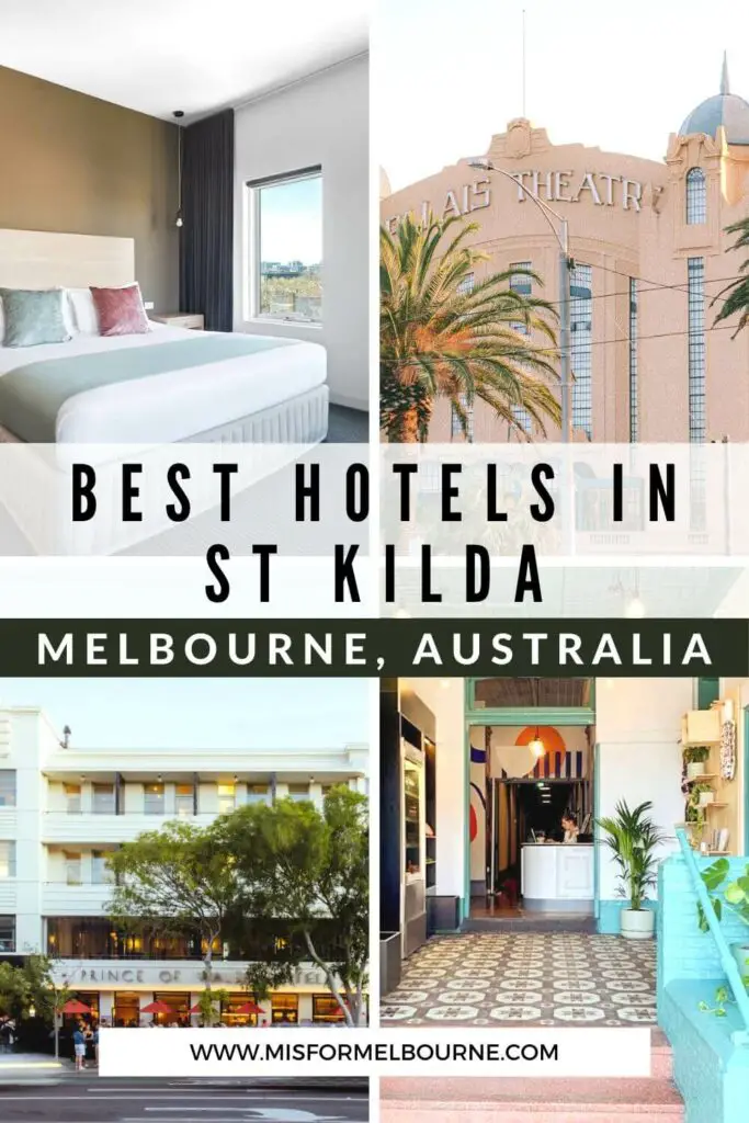 Planning a trip to Melbourne and looking for hotels in St Kilda? This guide - curated by a local - has the best options for all budgets. | Melbourne Travel | St Kilda Melbourne | Where to Stay in Melbourne | Melbourne Australia | Melbourne Travel Guide | St Kilda Accommodation | Hotels in St Kilda Melbourne | Hotels in St Kilda