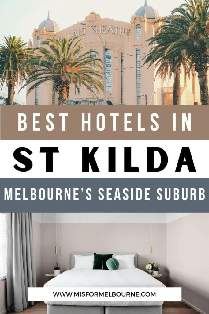 Planning a trip to Melbourne and looking for hotels in St Kilda? This guide - curated by a local - has the best options for all budgets. | Melbourne Travel | St Kilda Melbourne | Where to Stay in Melbourne | Melbourne Australia | Melbourne Travel Guide | St Kilda Accommodation | Hotels in St Kilda Melbourne | Hotels in St Kilda